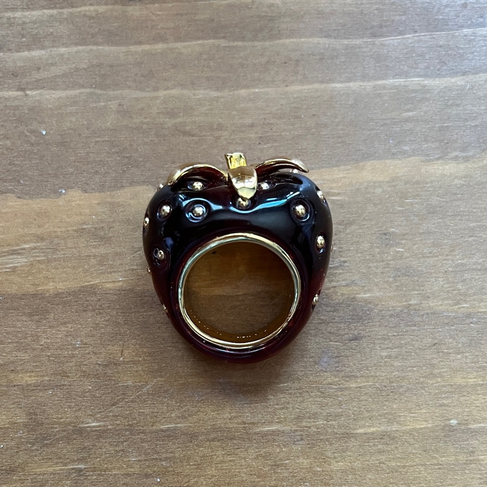 Kate Spade strawberry ring
